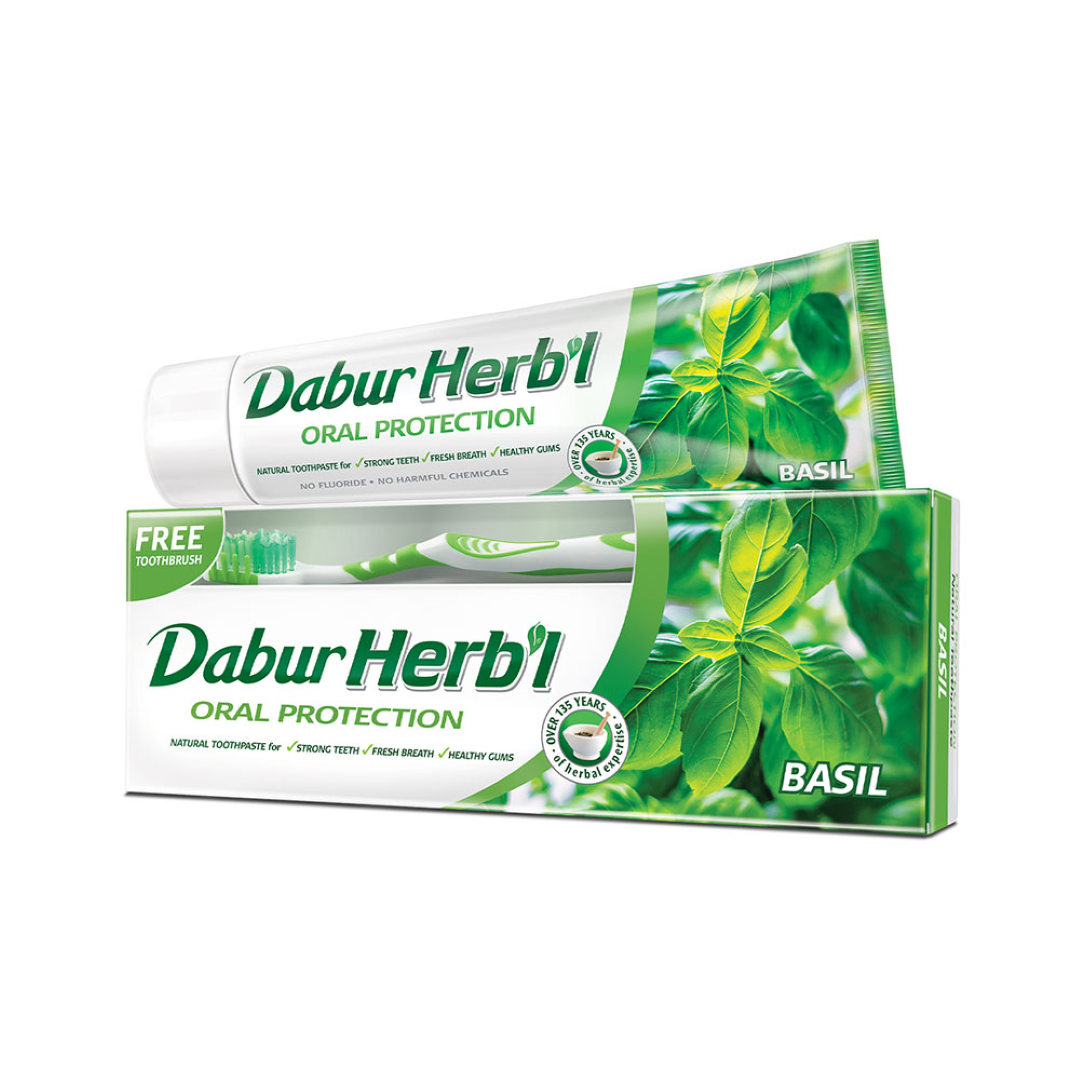 DABUR HERBAL TOOTHPASTE BASIL 50G
